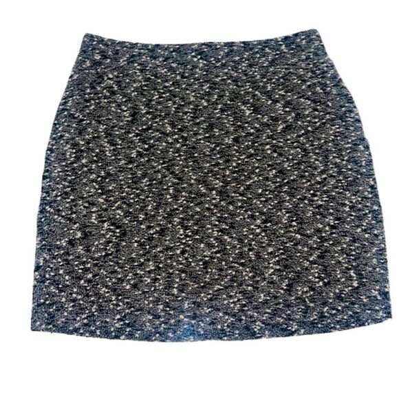 Small S/P Forever 21 Black & White Tweed Knit Office Work Lined Mini Skirt Sexy - Picture 1 of 4